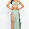 Side Slit Chic Beachwear